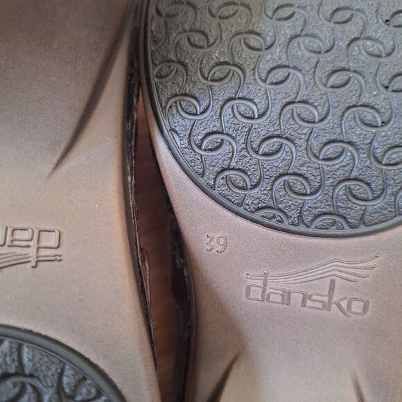 Dansko Womens Leather Clogs Academia Preppy Classic Boho Comfort 39 / 8.5 - 9 US - Picture 9 of 15